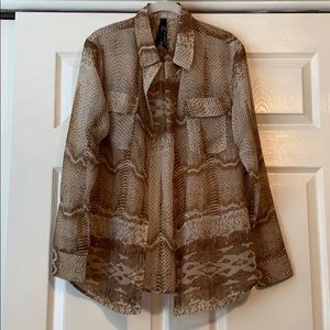 Snakeskin blouse